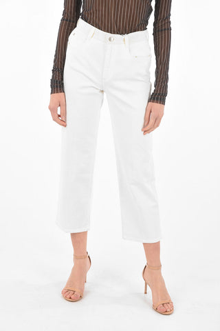 5 Pocket Straight Fit Cropped Denims