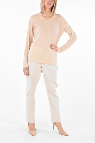 Maglia Collo a V in Cashmere