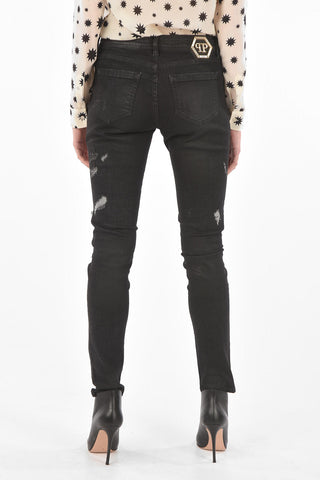 Rhinestones GENTLE DRAGON Distressed Jeggins