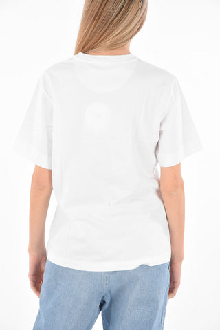T-Shirt Girocollo CLAP FOR HER in Cotone