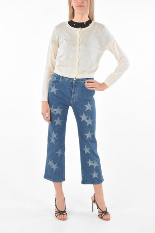 Crew Neck Silk and Cashmere Cardigan