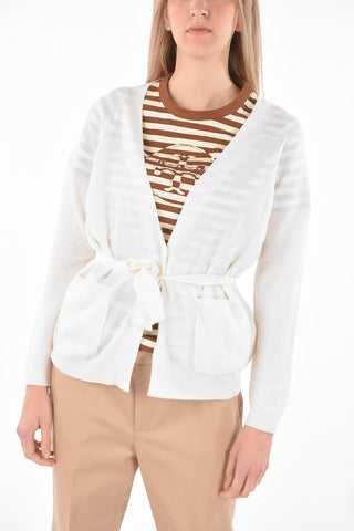 Cardigan 1 Bottone con Cintura