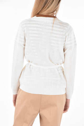 Cardigan 1 Bottone con Cintura