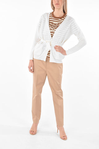 Cardigan 1 Bottone con Cintura