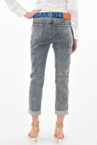 Waist Logo Band BLUE Skinny Fit Denims