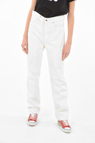Straight Fit LACCA Coated Jeans