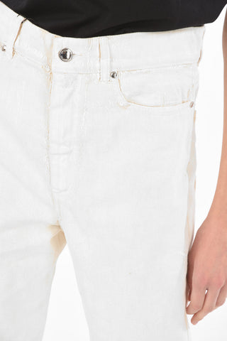 Straight Fit LACCA Coated Jeans