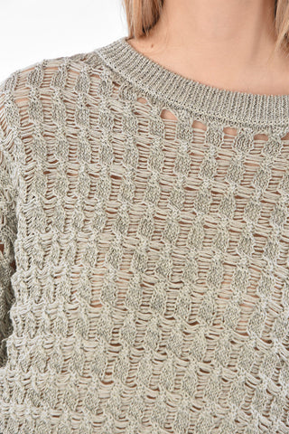 Pullover Girocollo Openwork