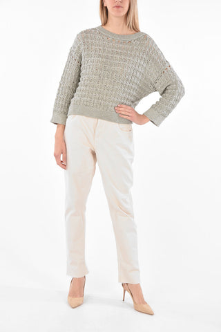 Pullover Girocollo Openwork