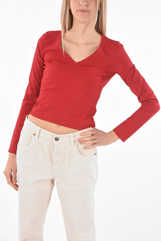V Neck CARMIN Viscose Sweater