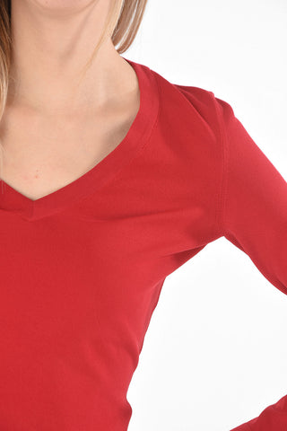 V Neck CARMIN Viscose Sweater