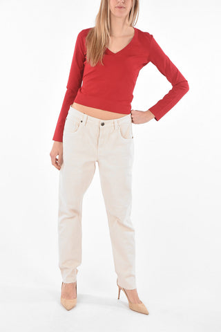 V Neck CARMIN Viscose Sweater
