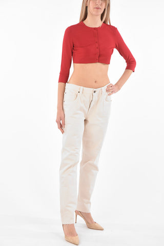 Buttoned CARMIN Crop Cardigan
