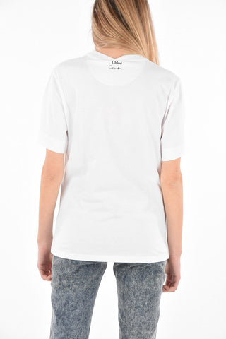 CORITA KENT Crew Neck Printed T-Shirt