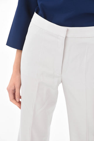 2 Pocket Hidden Fastening Cropped Fit Pants