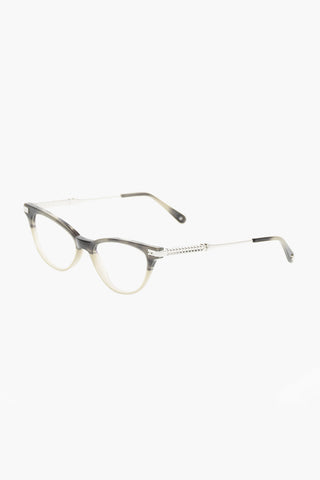 cat-eye ADELLE spectacles with sheer lenses