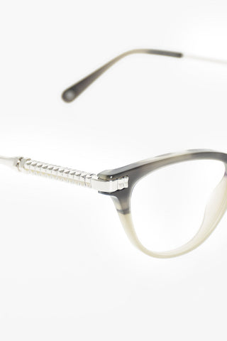 cat-eye ADELLE spectacles with sheer lenses
