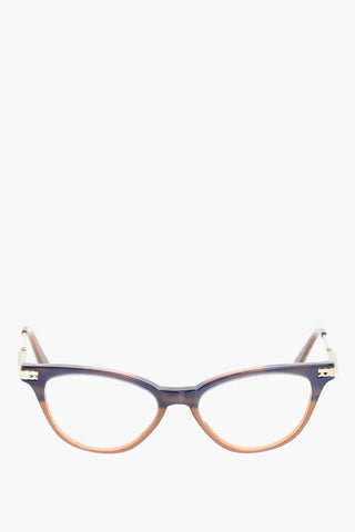 cat-eye ADELLE spectacles with sheer lenses