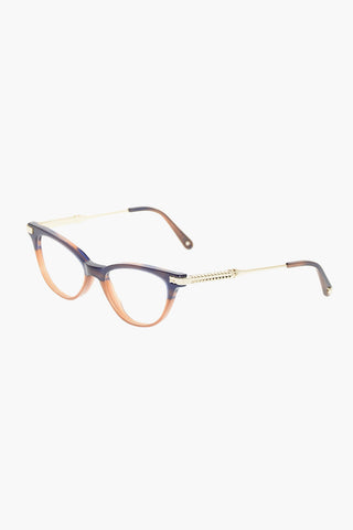 cat-eye ADELLE spectacles with sheer lenses