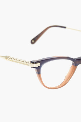 cat-eye ADELLE spectacles with sheer lenses