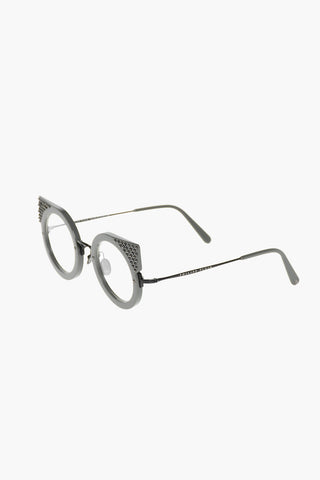 occhiali KATY-V con montatura cat eye e dettagli borchie