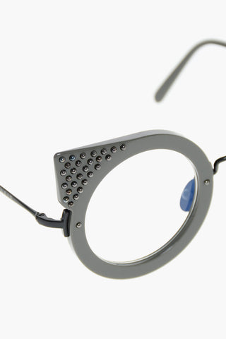 occhiali KATY-V con montatura cat eye e dettagli borchie