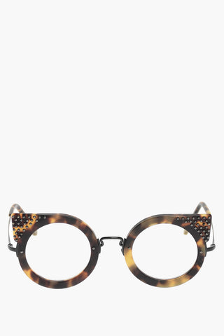cat eye frame KATY-V spectacles with studs details