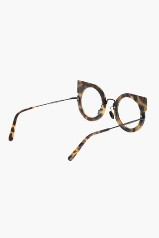 cat eye frame KATY-V spectacles with studs details