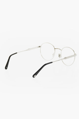 round KARL spectacles with sheer lenses
