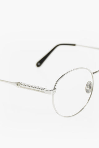 round KARL spectacles with sheer lenses