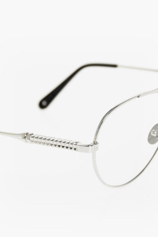 aviator BRADY spectacles with sheer lenses