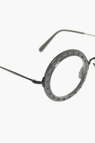 round OLIVIA-V spectacles with studs
