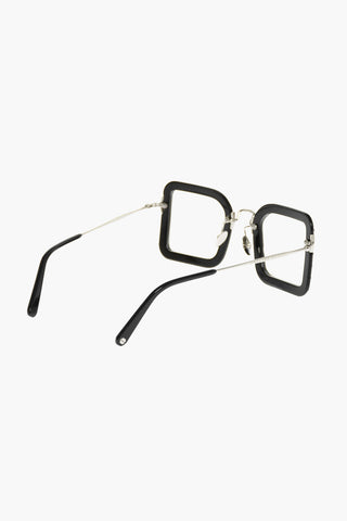 studded square-frame VREELAND-V spectacles