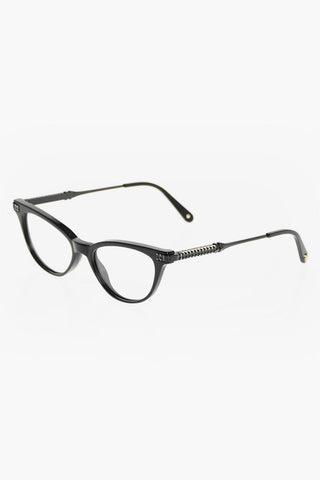 cat-eye ADELLE spectacles with sheer lenses
