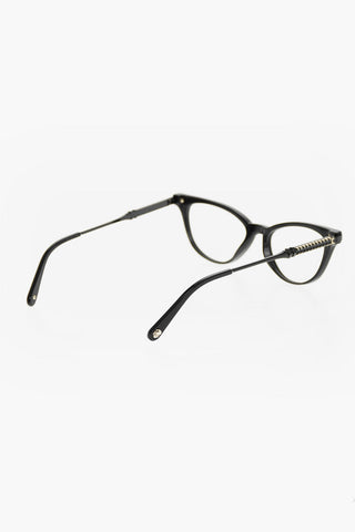 cat-eye ADELLE spectacles with sheer lenses