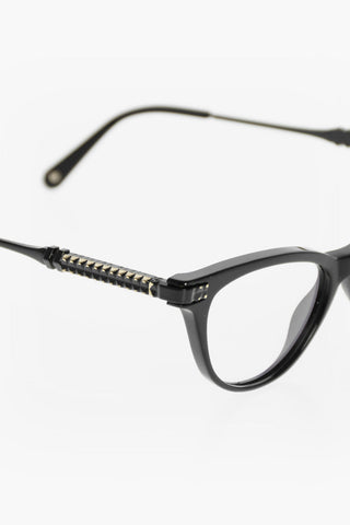 cat-eye ADELLE spectacles with sheer lenses