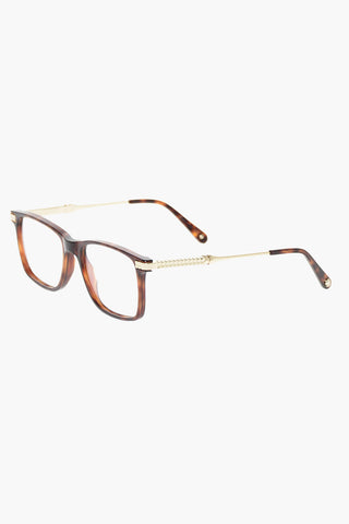 rectangular frame ALEXANDER spectacles with sheer lenses