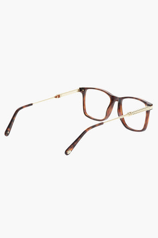 rectangular frame ALEXANDER spectacles with sheer lenses
