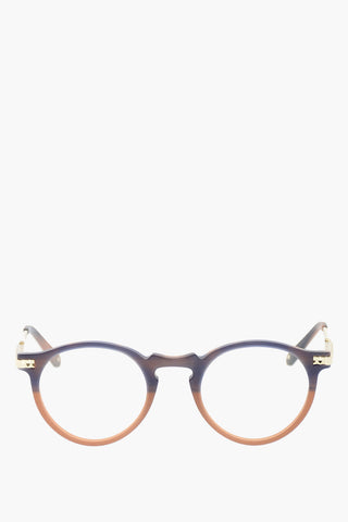 round INDY spectacles with sheer lenses