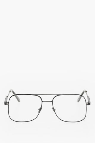 square ASH spectacles with sheer lenses