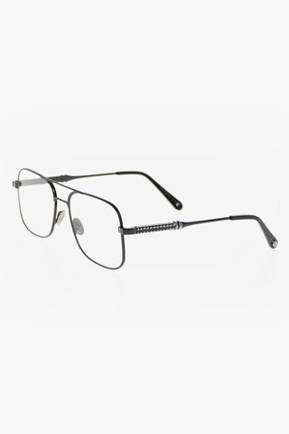 square ASH spectacles with sheer lenses