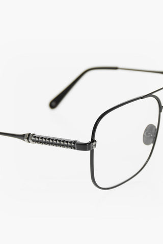 square ASH spectacles with sheer lenses