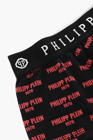EST.1978 HOMME all over printed logo coton stretch boxer