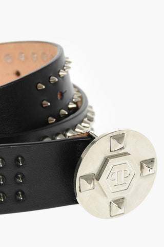 EST.1978 35mm studded leather OYA belt