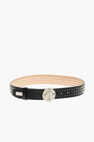 EST.1978 35mm studded leather OYA belt