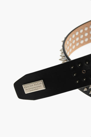 EST.1978 35mm studded leather OYA belt
