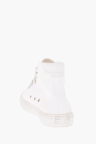 Canvas MALIBU Sneakers with Side Lettering Logo