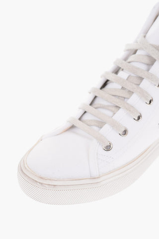 Canvas MALIBU Sneakers with Side Lettering Logo