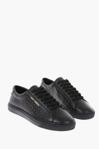 Leather ANDY PEARL Sneakers with All-over Studs