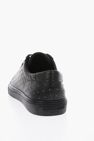 Leather ANDY PEARL Sneakers with All-over Studs